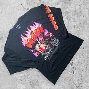 Betty Boop x  Tie Dye x T-Shirt x Large